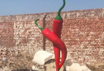 仿真辣椒雕塑 酒店公園雕塑 風景區擺件