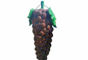 大型葡萄雕塑 歐式步行街水果雕塑 彩繪果蔬雕塑