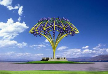 街道葡萄雕塑 現(xiàn)代景觀水果雕塑 彩繪果蔬雕塑