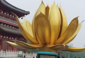 酒店紫荊花雕塑 景觀美陳花卉雕塑 現(xiàn)代花朵雕塑