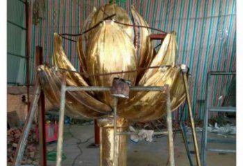 商業街紫荊花雕塑 烤漆花卉雕塑 彩繪花朵雕塑