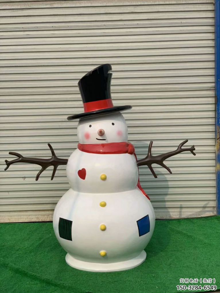 廣場雪人雕塑廠 公園卡通雕塑 抽象擺件