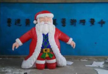 生產大型圣誕老人雕塑 門口創意雕塑 售樓處小品