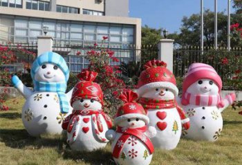 卡通圣誕老人雕塑廠 酒店公園雕塑 風景區擺件