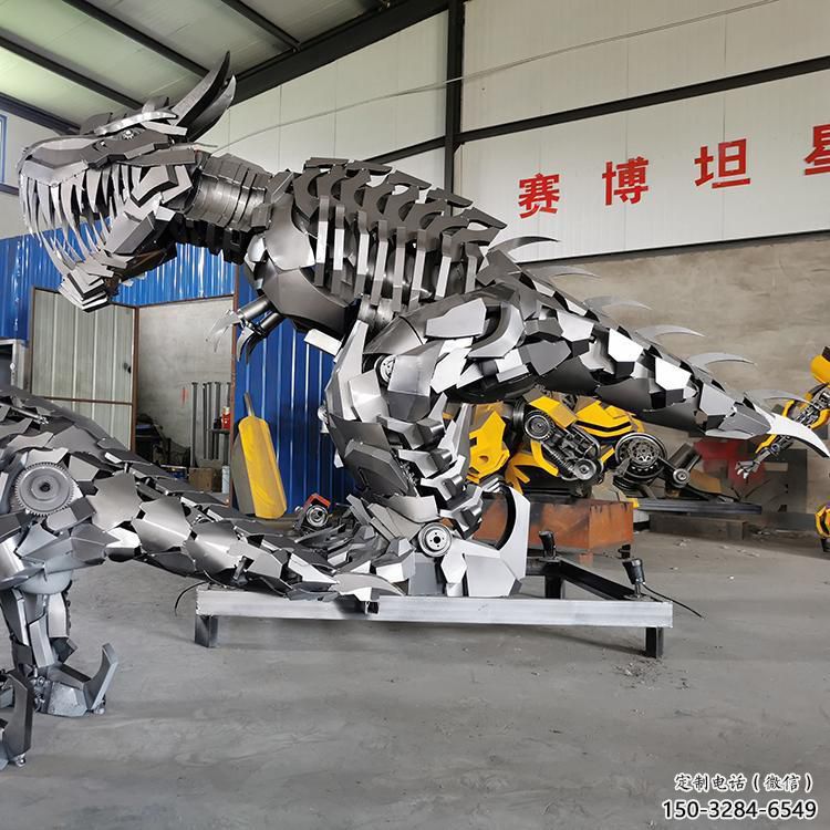 卡通機器人雕塑廠家 店門口園林雕塑 動漫小品