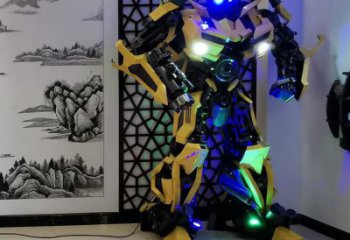 廣場機器人雕塑廠 抽象卡通雕塑 烤漆動漫雕塑