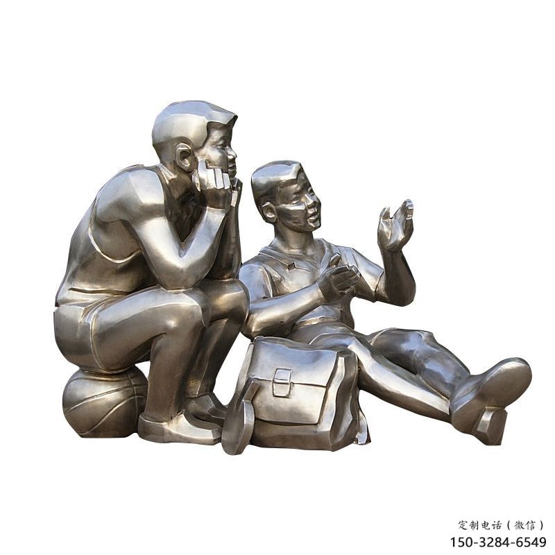 大型少先隊(duì)員雕塑 學(xué)校學(xué)生雕塑 仿真擺件