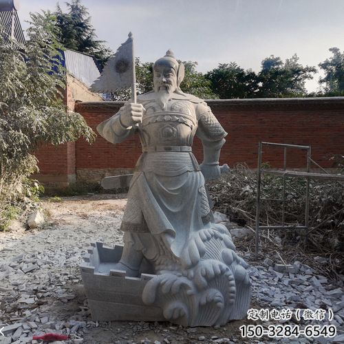 大型岳飛雕塑 仿真名人雕塑 鑄銅肖像雕塑