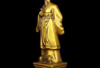 鍛造扁鵲雕塑 黃銅名醫(yī)雕塑 戶外藥王雕塑