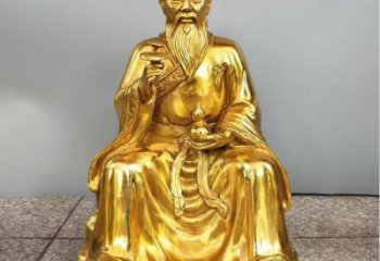 仿古扁鵲雕塑 黃銅名醫(yī)雕塑 大型藥王雕塑