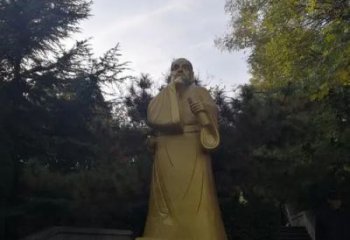 黃銅扁鵲雕塑 創(chuàng)意名醫(yī)雕塑 鑄銅藥王雕塑