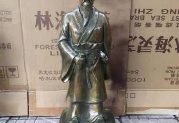 中式扁鵲雕塑 鑄銅名醫雕塑 仿古藥王雕塑