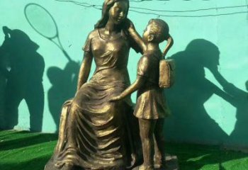 母親雕塑 仿古女人雕塑 商業街肖像雕塑