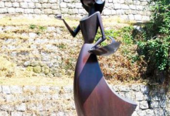 仿古女人雕塑 騰飛草地女性雕塑 房地產歐式雕塑