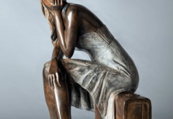 景觀女人雕塑 烤漆大型女性雕塑 酒店歐式雕塑