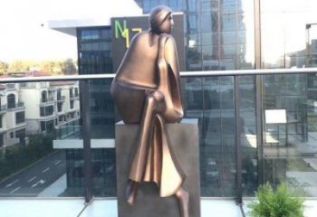 女人雕塑 景觀校園女性雕塑 商業街歐式雕塑