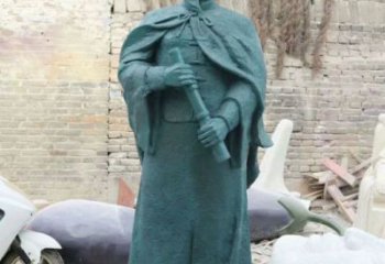 鑄銅林則徐雕塑 黃銅名人雕塑 步行街肖像雕塑