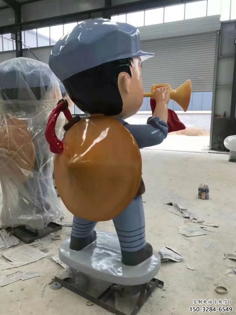 黃銅武警雕塑 鏤空創(chuàng)意警察雕塑 別墅區(qū)戰(zhàn)士雕塑