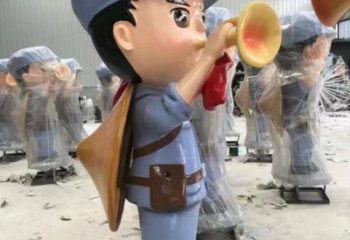 武警雕塑 現代校園警察雕塑 校園戰士雕塑