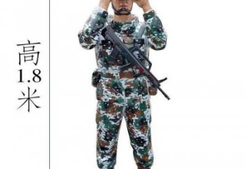 現代武警雕塑 大型別墅區警察雕塑 鑄銅戰士雕塑