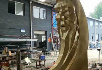 仿古月老雕塑 草地古代雕塑 房地產神話雕塑