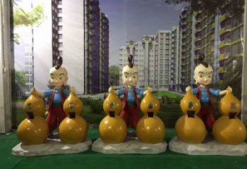 街道濟公雕塑 現(xiàn)代景觀擺件 彩繪工藝雕塑