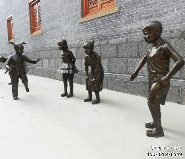 大門口小孩子雕塑 發光公園兒童雕塑 仿真童趣雕塑