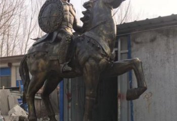 大型騎馬人雕塑 商業(yè)街廣場雕塑 古羅馬擺件