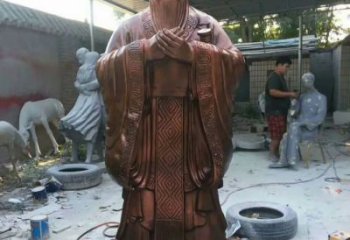 園林孔子雕塑 大型景觀名人雕塑 中式古代雕塑