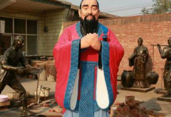 風景區孔子雕塑 售樓處廣場雕塑 仿古擺件