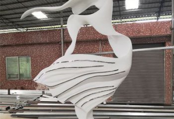 大型跳舞雕塑 歐式步行街舞者雕塑 彩繪女孩雕塑