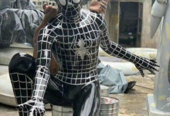 商業(yè)街蜘蛛俠雕塑 售樓處雕塑 卡通擺件