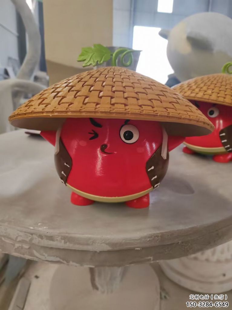 大型公仔雕塑 商業(yè)街廣場(chǎng)雕塑 彩繪擺件