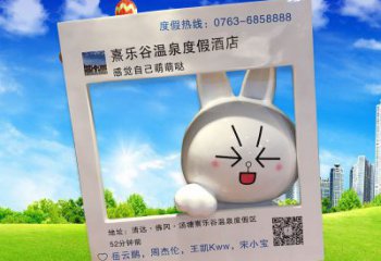 抽象公仔雕塑 店門口彩繪雕塑 步行街擺件