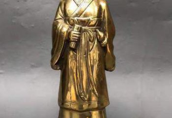 街道張仲景雕塑 現(xiàn)代景觀擺件 彩繪名醫(yī)雕塑