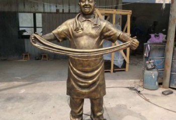 大門口老人雕塑 發光公園民俗雕塑 仿真古代雕塑