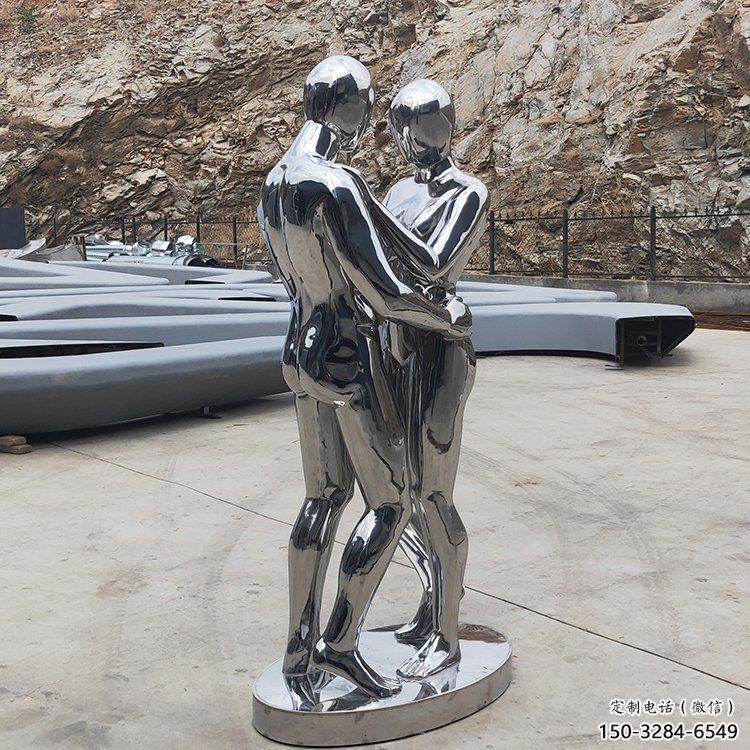 售樓處情侶雕塑 商業街雕塑 幸福擺件