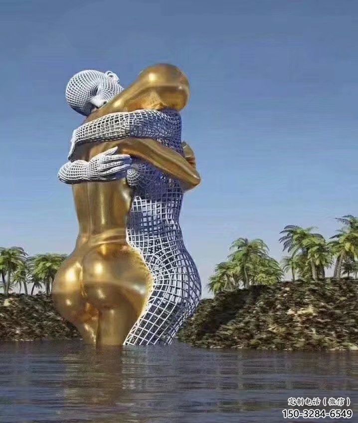 園林情侶雕塑 風景區幸福雕塑 廣場小品