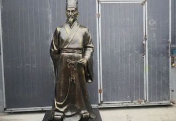 李時珍雕塑 抽象藝術(shù)人物雕塑 烤漆名醫(yī)雕塑