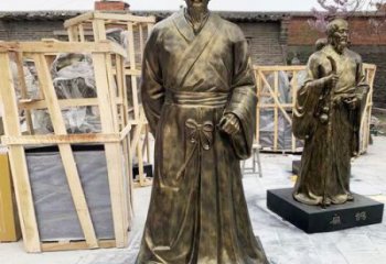 李時珍雕塑 景觀美陳古代雕塑 噴漆名醫雕塑