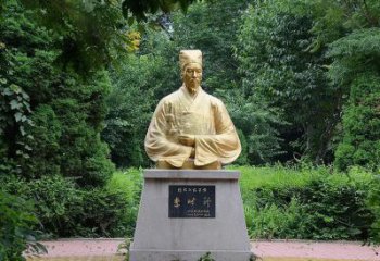 庭院李時珍雕塑 公園草地古代雕塑 鍛造名醫雕塑