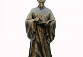 園林李時珍雕塑 大型景觀古代雕塑 中式名醫雕塑