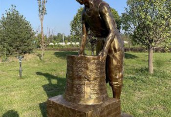 茶道雕塑 戶外園林民俗雕塑 住宅小區制茶雕塑