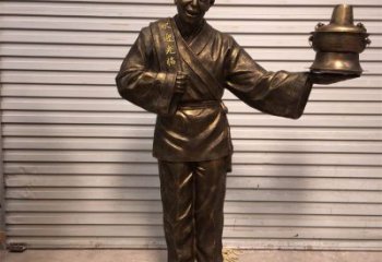 廣場火鍋雕塑 抽象民俗雕塑 烤漆小吃雕塑