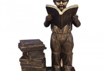 村口看書(shū)雕塑 仿古人物雕塑 公園學(xué)生雕塑