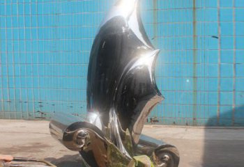 廣場揚帆雕塑 抽象風帆雕塑 烤漆遠航雕塑