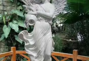 公園和平女神雕塑 創(chuàng)意歐式雕塑 美陳人物雕塑