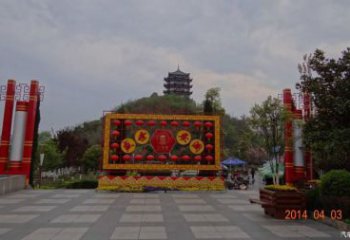 街道燈籠雕塑 現(xiàn)代雕塑 彩繪雕塑