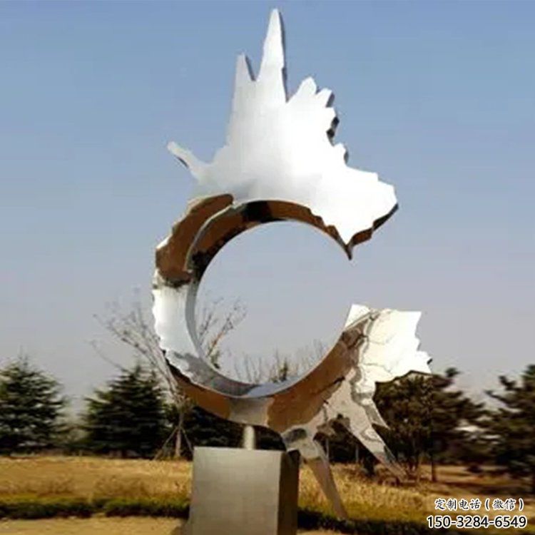 鏡面齒輪雕塑 烤漆大型機(jī)械雕塑 彩繪工業(yè)雕塑