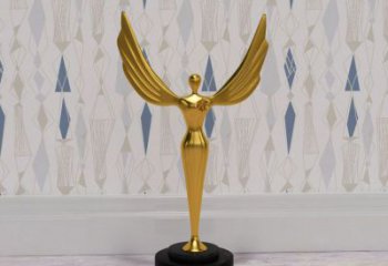 美陳獎杯雕塑廠家 異形噴水紀念雕塑 酒店標識雕塑